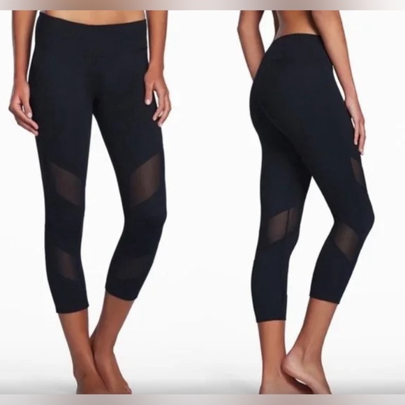 Fabletics Mesh Cutout Capri Leggings - Picture 2 of 8